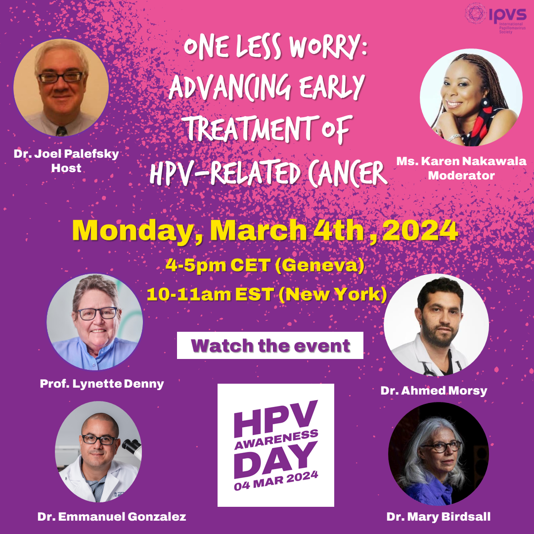High-Level Panel Event on IHAD: One Less Worry – Advancing early treatment of HPV related cancer.