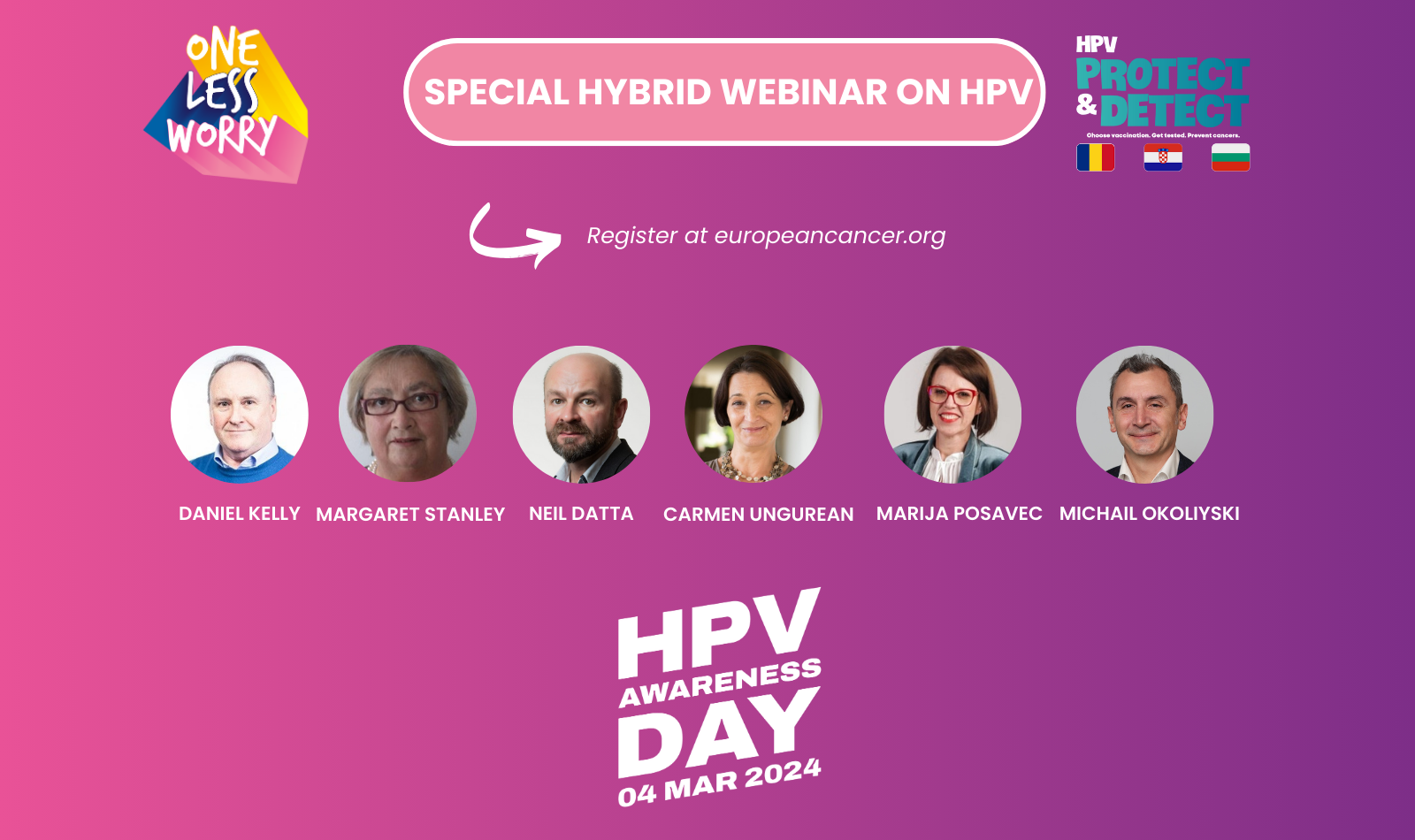 European Cancer Organization (ECO) HPV Awareness Day 2024 Webinar 